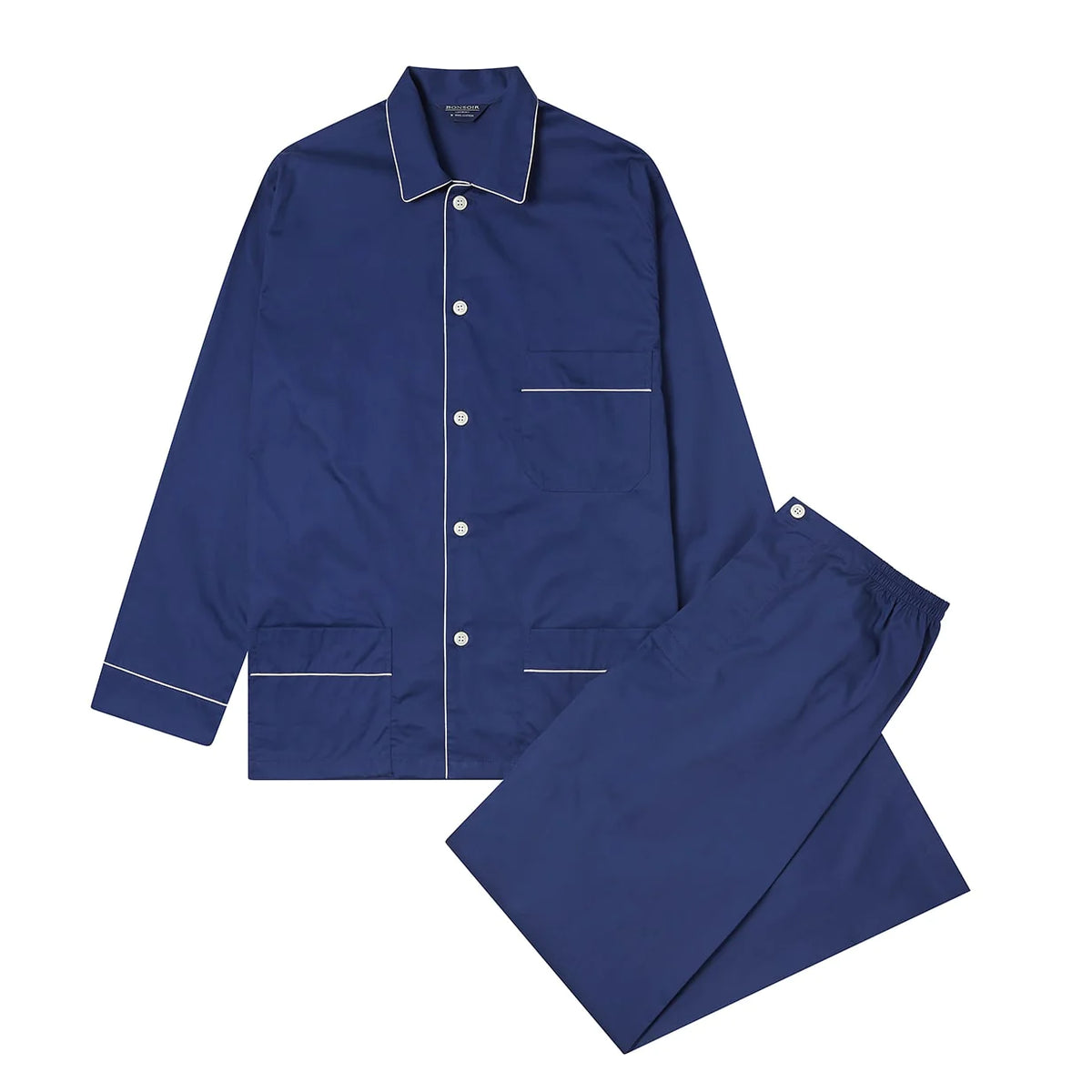 Pajama Set Bonsoir Pyjamas Sale Bonsoir London Classic Navy