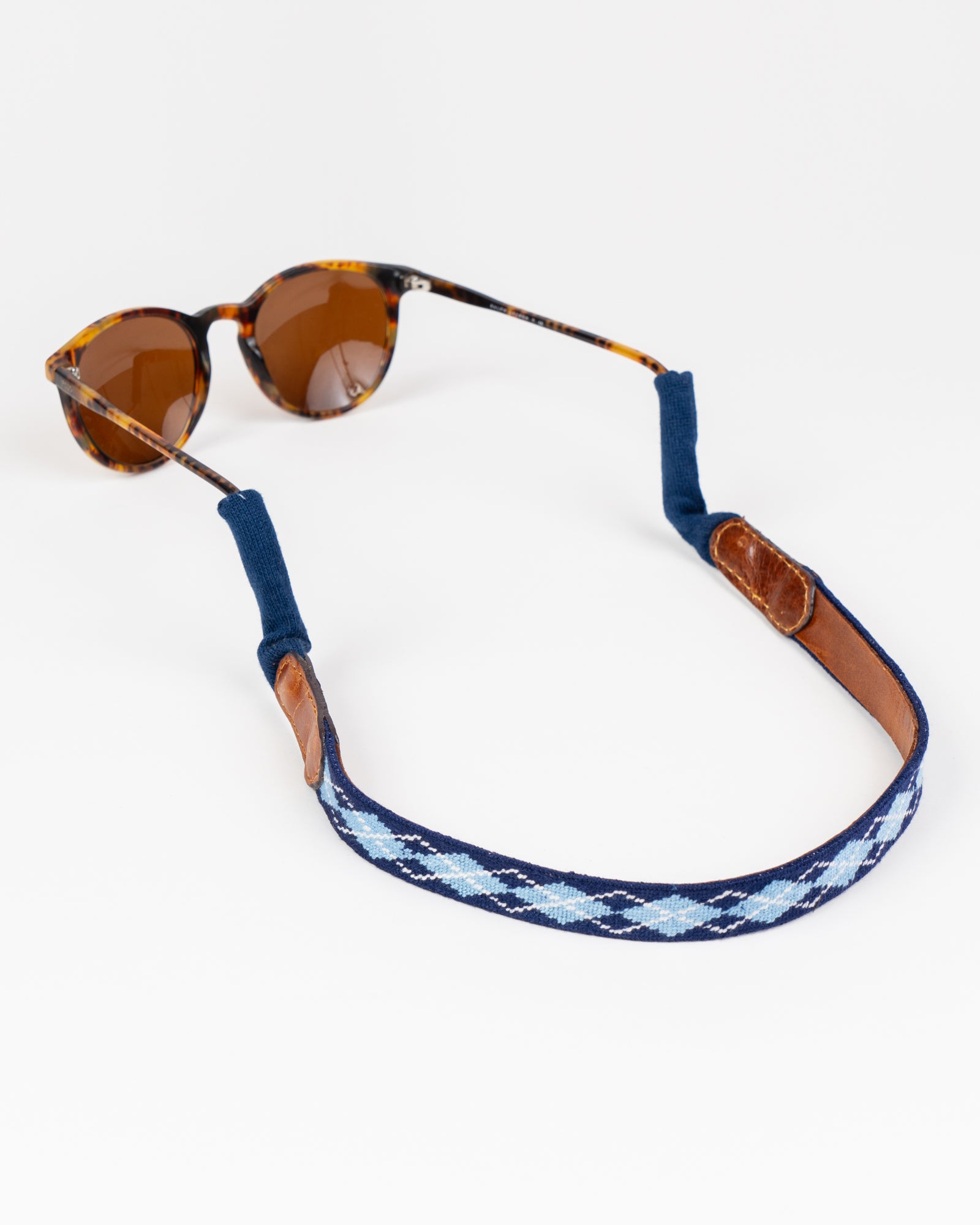 SB x Julian's Custom Argyle Needlepoint Sunglasses Strap