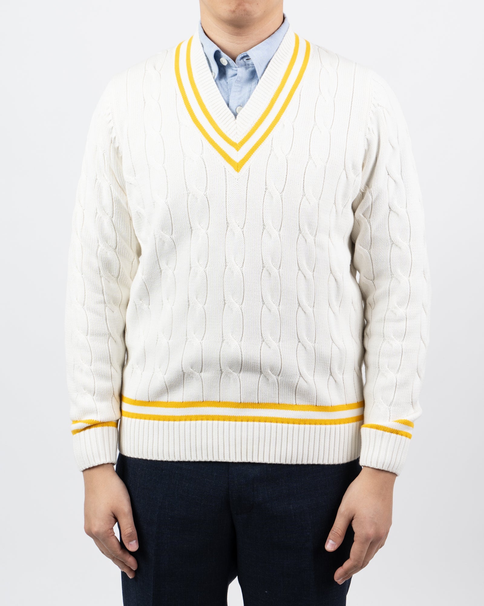 Cable knit cricket sweater best sale