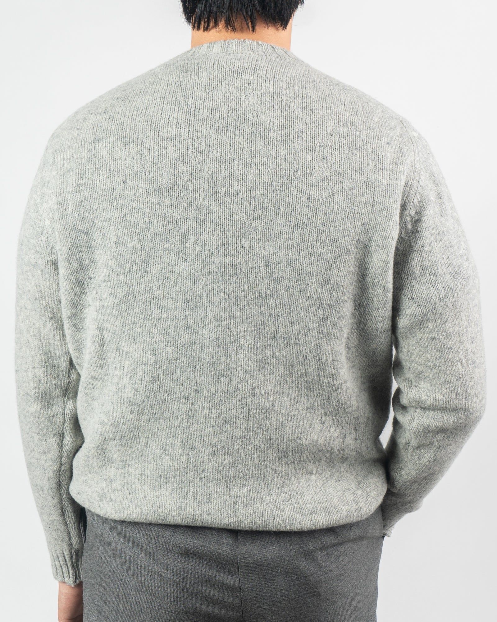 Silver Shetland Sweater – Julian's
