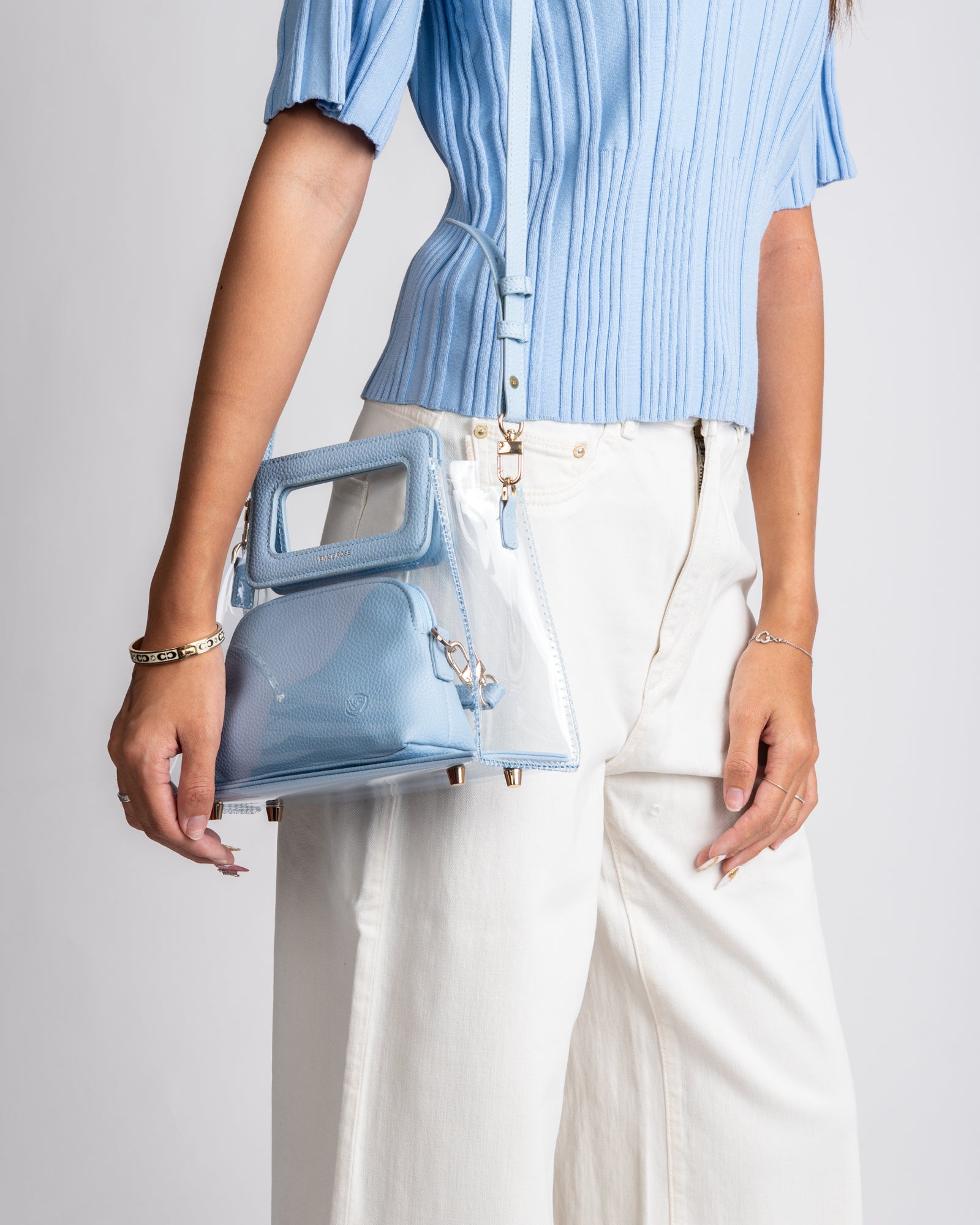 Venice Rose Clear Bag Stadium Tote – Julian's
