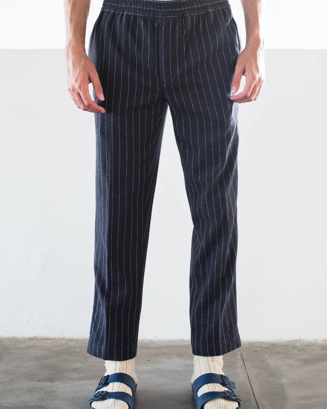 Navy stripe formal suit – Bonsoir