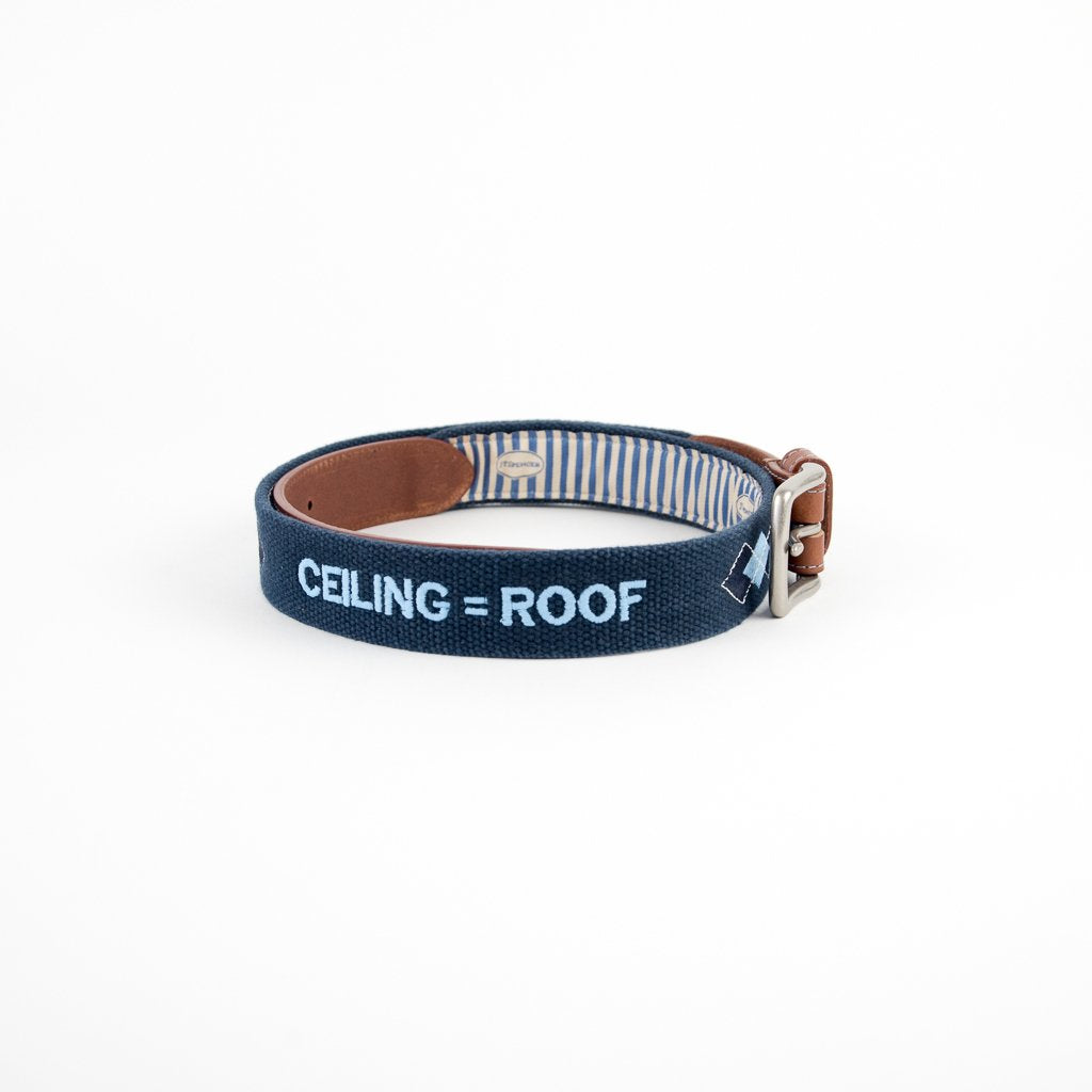 Ceiling=Roof Navy Belt